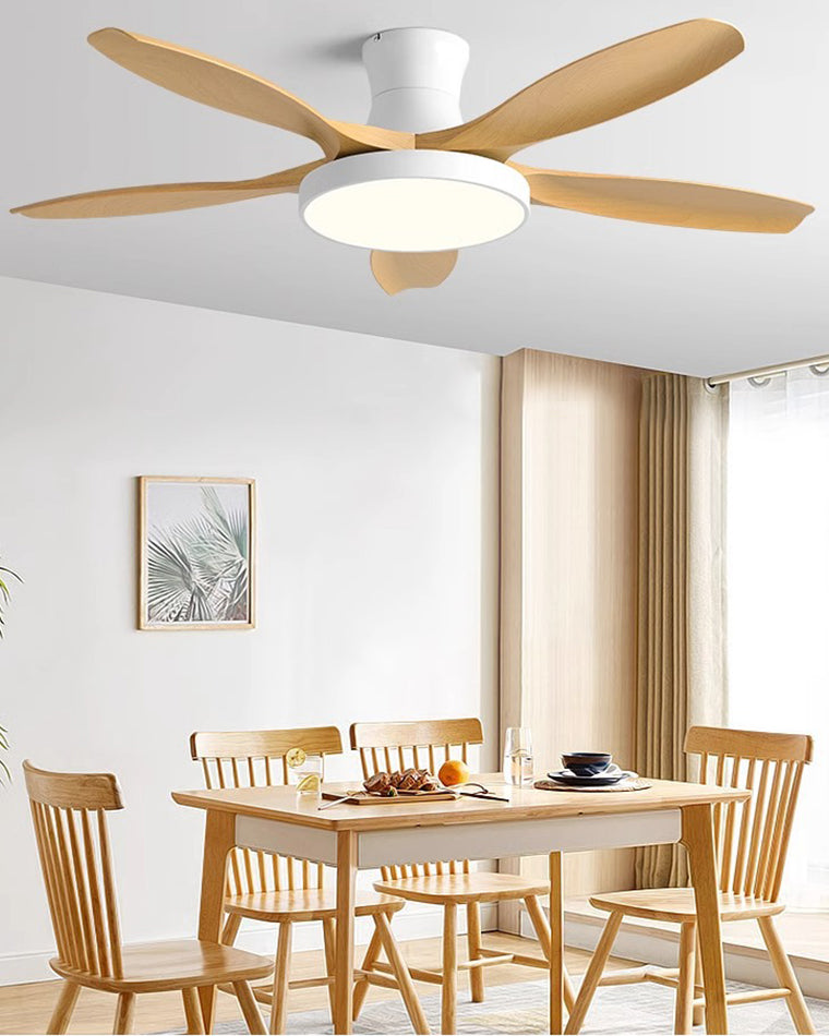 WOMO Scandi Große Deckenventilatorlampe zur bündigen Montage-WM5130