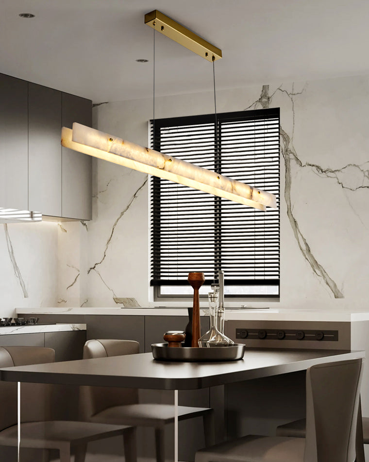 WOMO Linear Alabaster Chandelier-WM2833