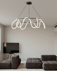 WOMO LED Round Chandelier Round Minimalist-WM2059b