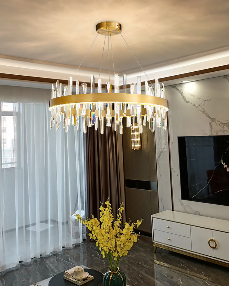 WOMO Round Crystal Chandelier-WM2485a