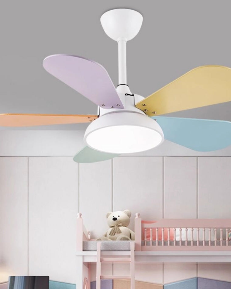 WOMO Kleine Deckenventilatorlampe WM5098