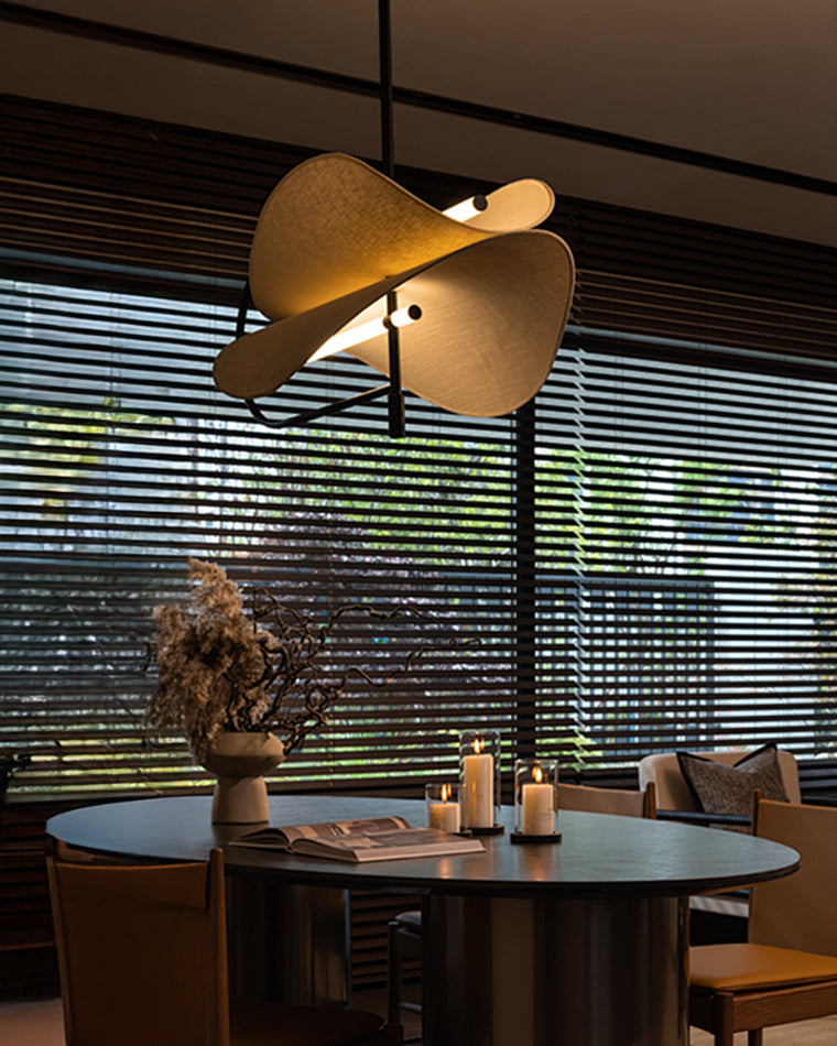 WOMO Lustre en tissu pour table à manger - WM2817