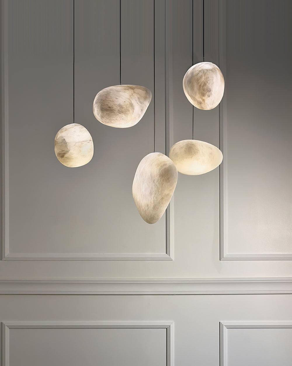 WOMO Suspension en Albâtre Irrégulier - WM2868