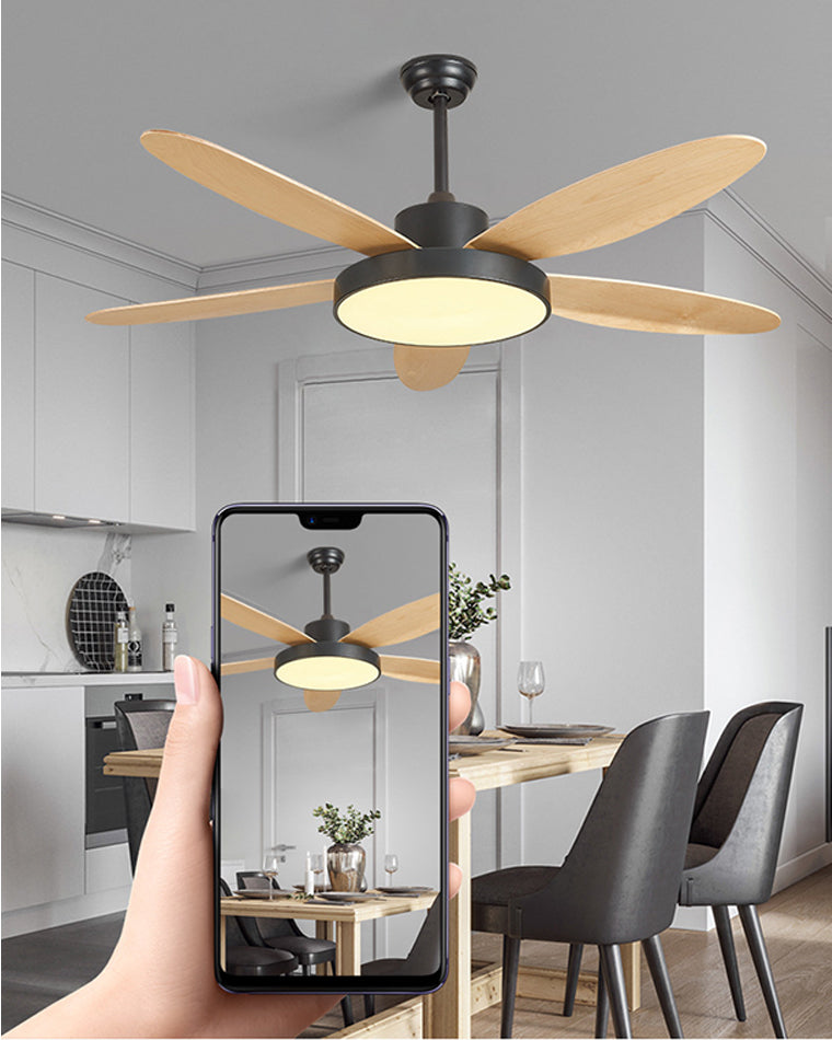 WOMO 5-Blatt Moderne Deckenventilator Lampe-WM5131