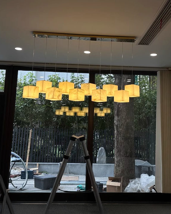 WOMO Cubic Suspension Décalée Albâtre-WM2852