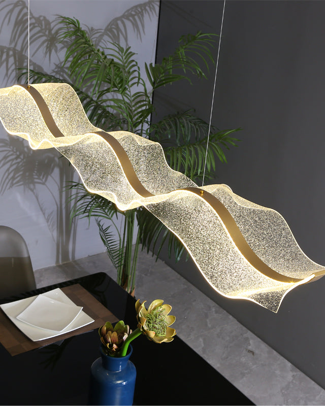 WOMO Länglicher LED Esszimmer Kronleuchter Modern-WM2596