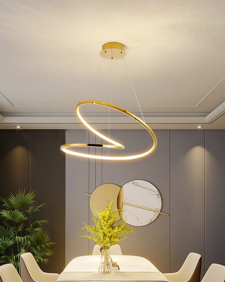 WOMO Swirl LED Chandelier - WM2461