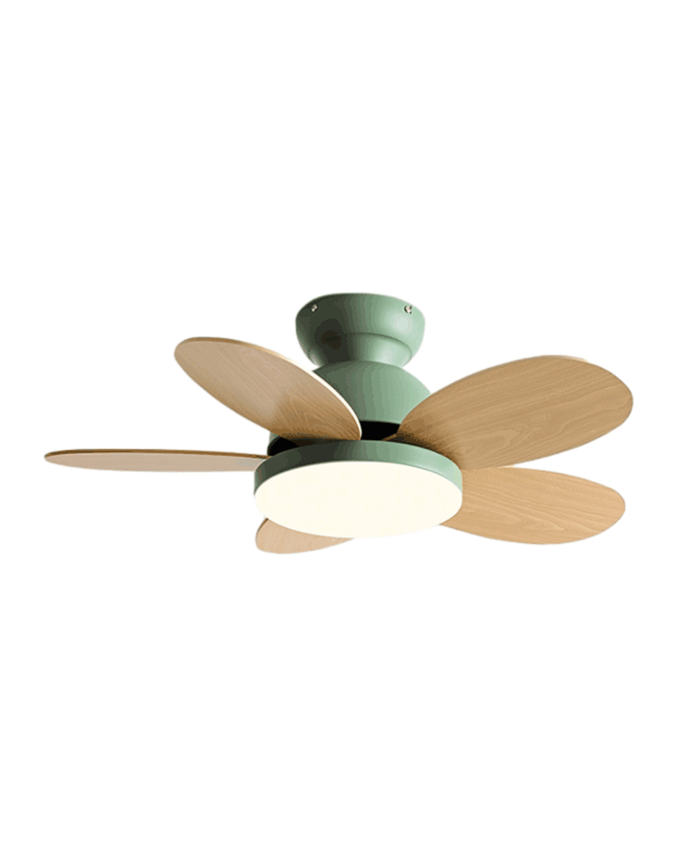 WOMO Scandi Wood Ceiling Fan Lamp-WM5004