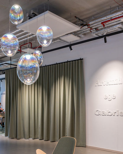WOMO Iridescent Glass Bubble Pendant Light-WM2502