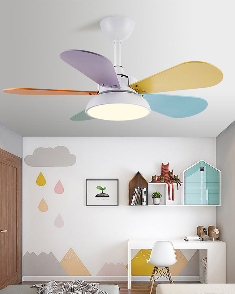 WOMO Kleine Deckenventilatorlampe WM5098