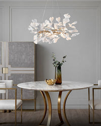 WOMO Design Chandelier White Gold Porcelain-WM2416