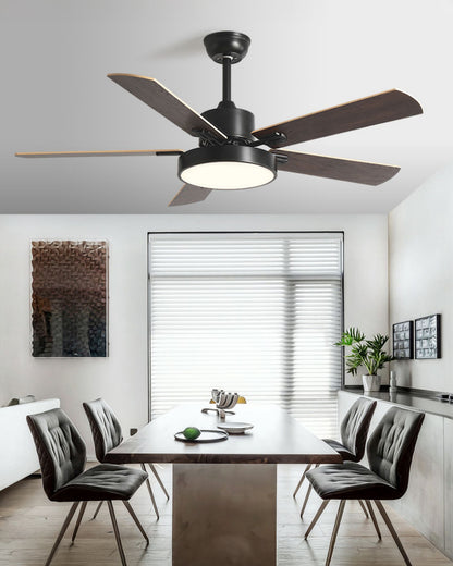 WOMO 5 Blade Ceiling Fan Lamp - WM5177