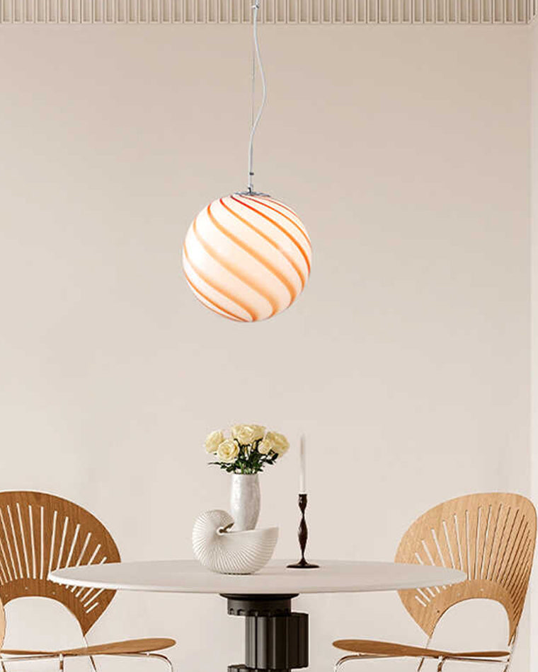 WOMO Swirl – Suspension à globe en verre – WM2613