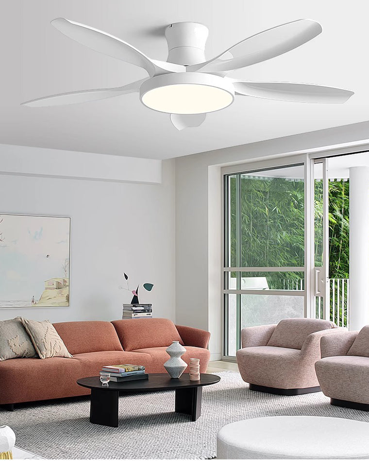 WOMO Scandi Große Deckenventilatorlampe zur bündigen Montage-WM5130