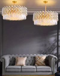Lustre rond en cristal WOMO Shield WM2190