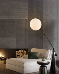 WOMO Lampadaire balancier boule de verre-WM7129