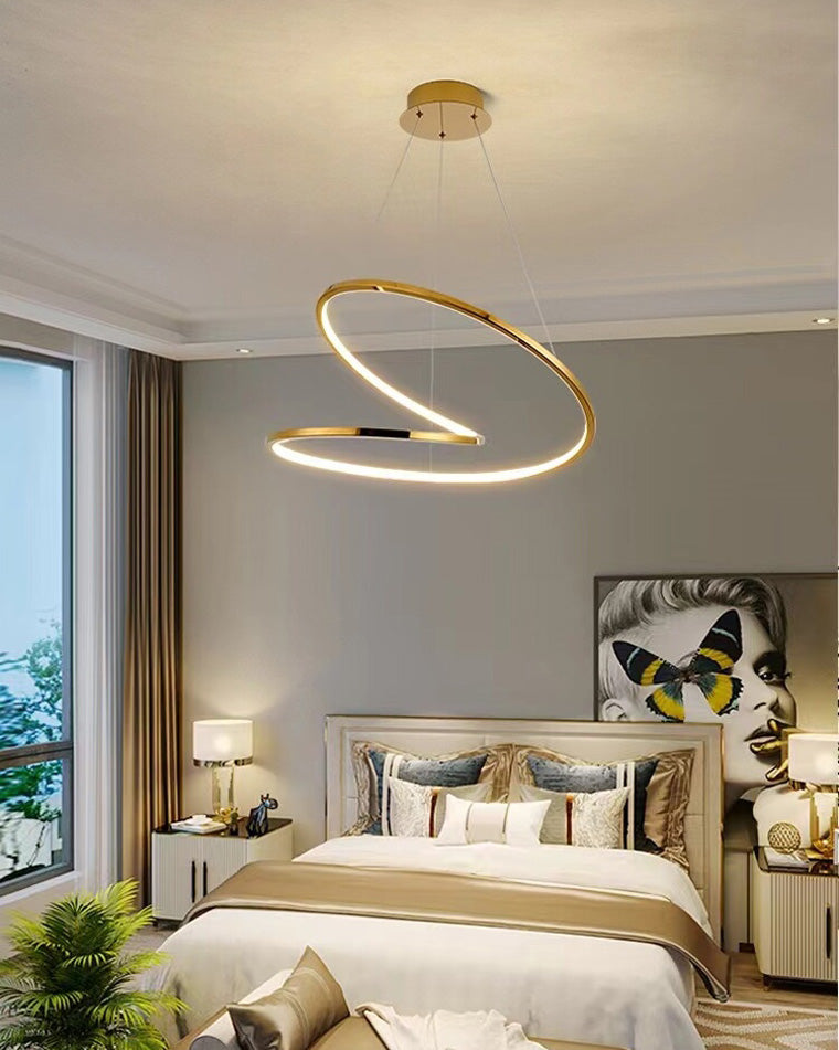 WOMO Swirl LED Chandelier - WM2461