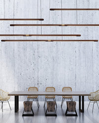 WOMO Nussbaum Linear LED Pendelleuchte – WM2520