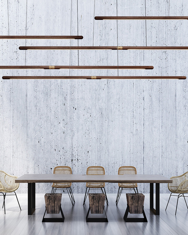 WOMO Nussbaum Linear LED Pendelleuchte – WM2520