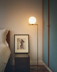 WOMO Glass Sphere Floor Lamp - WM7128