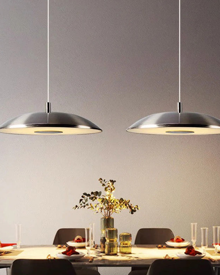 WOMO Fliegende Untertasse Chrom-Pendelleuchte-WM2727