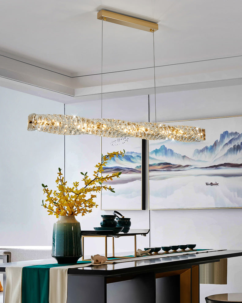 WOMO Linear Crystal Chandelier-WM2193