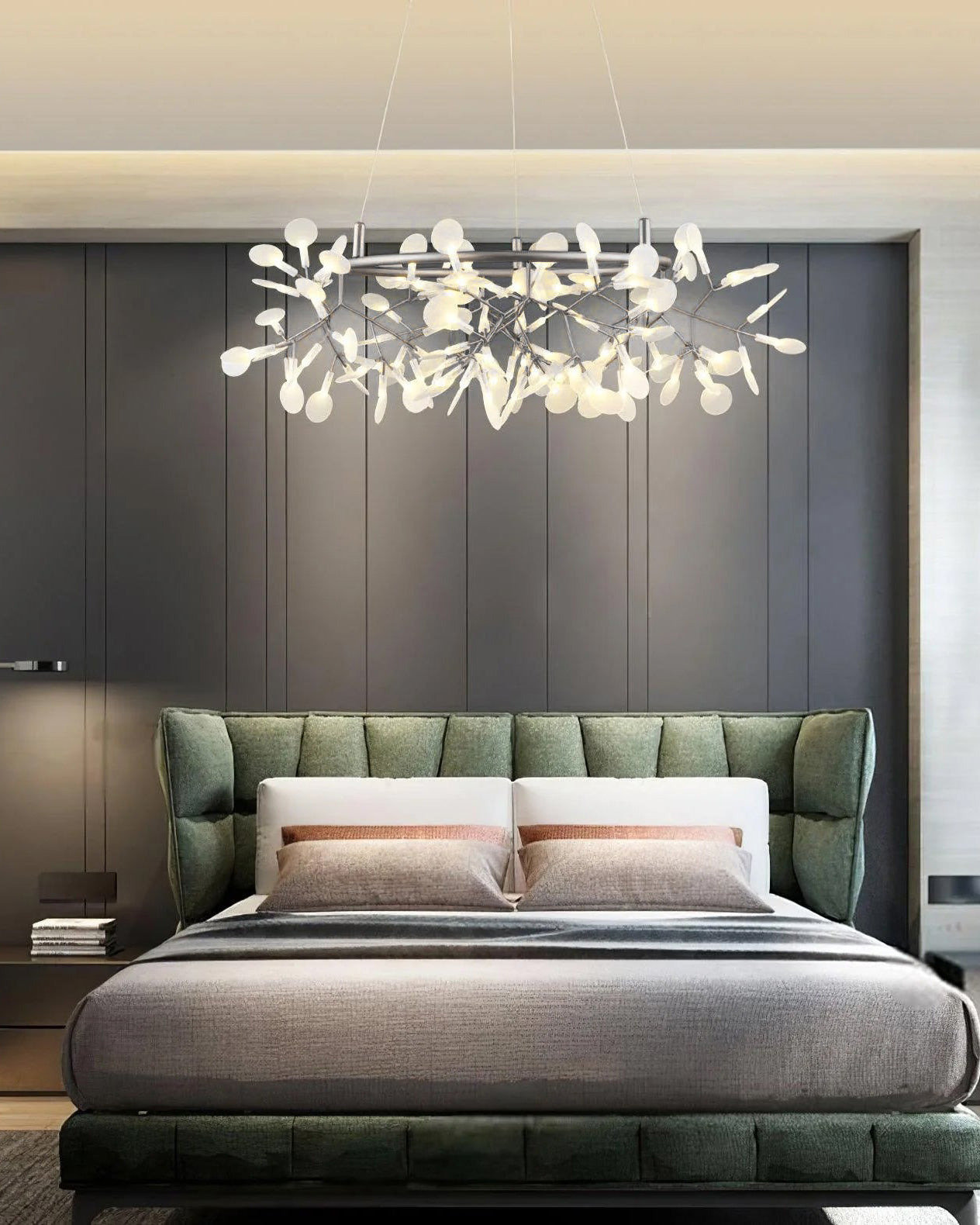 WOMO Design Kronleuchter Rund Wohnzimmer-WM2435