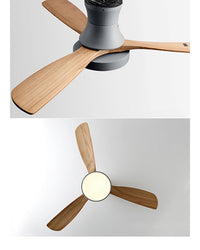 WOMO 3 Wooden Blade Ceiling Fan Lamp – WM5120