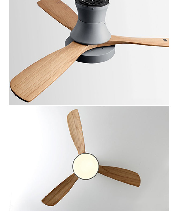 WOMO 3 Holzflügel Deckenventilator Lampe – WM5120