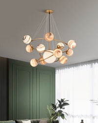 WOMO Planet Glass Chandelier – WM2385