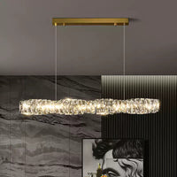 WOMO Lustre linéaire en cristal-WM2193