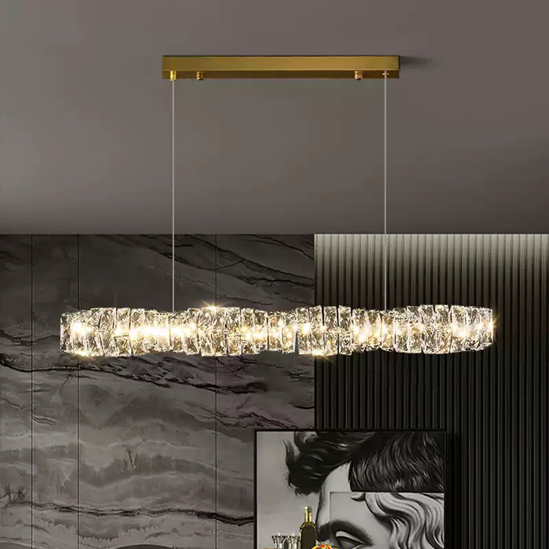 WOMO Linear Crystal Chandelier-WM2193