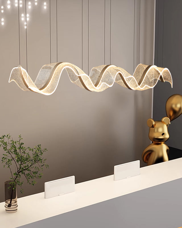 WOMO Länglicher LED Esszimmer Kronleuchter Modern-WM2596