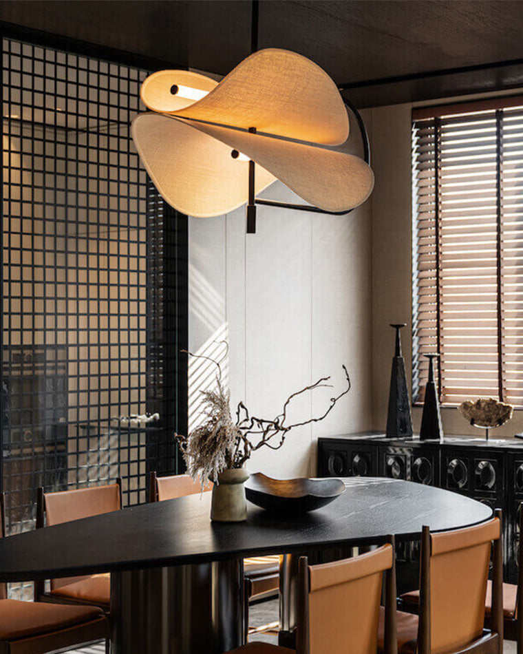 WOMO Lustre en tissu pour table à manger - WM2817