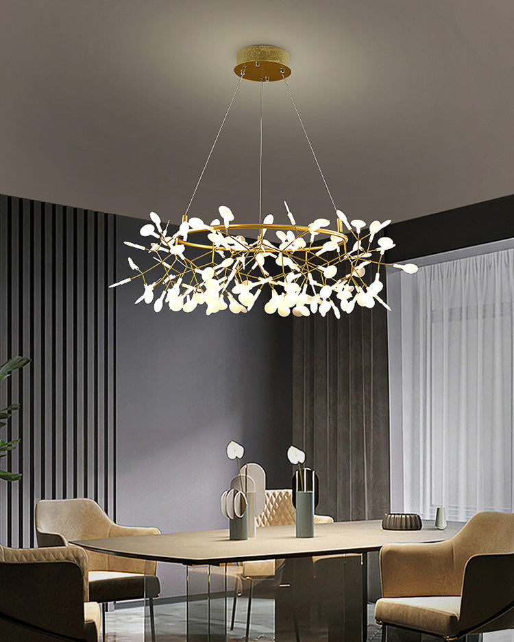 WOMO Design Kronleuchter Rund Wohnzimmer-WM2435