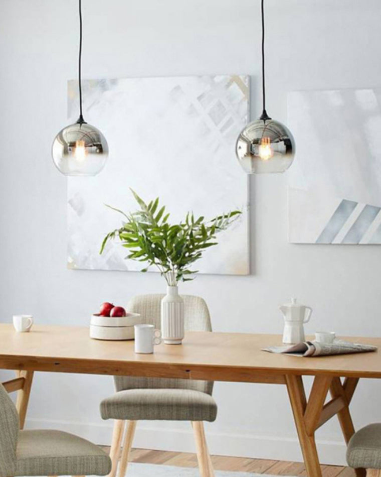 Suspension WOMO avec boule en verre coloré WM2500