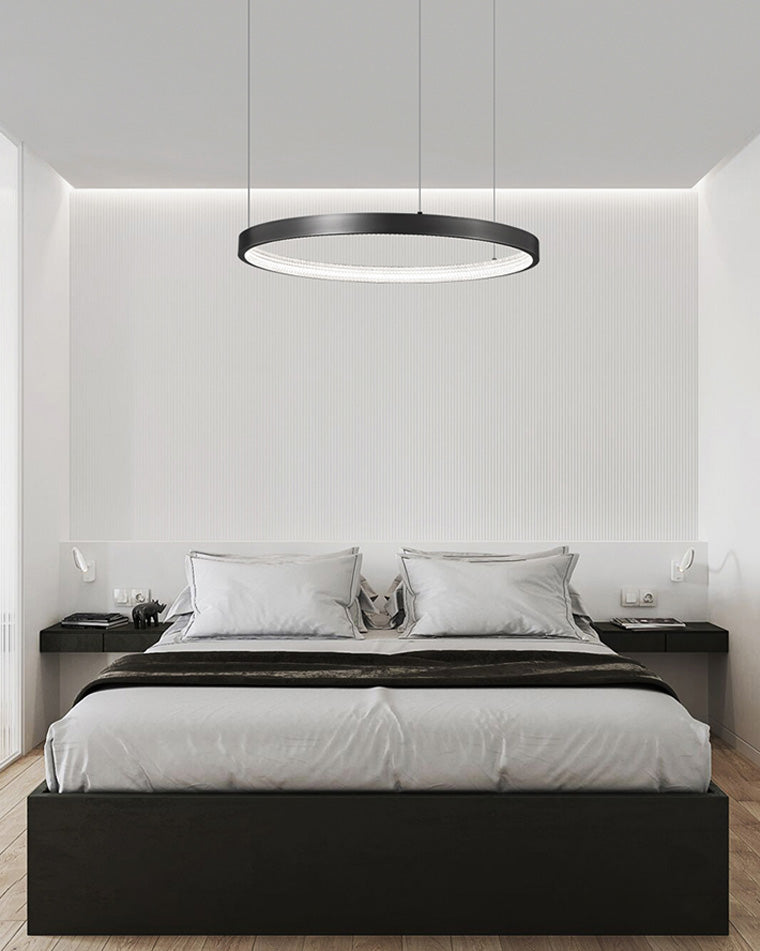 WOMO LED Kronleuchter Ring aus Messing-WM2357