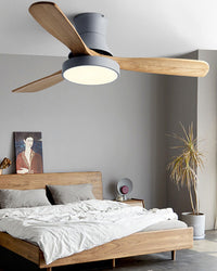 WOMO 3 Wooden Blade Ceiling Fan Lamp – WM5120