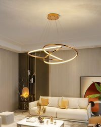 WOMO Swirl LED Chandelier - WM2461