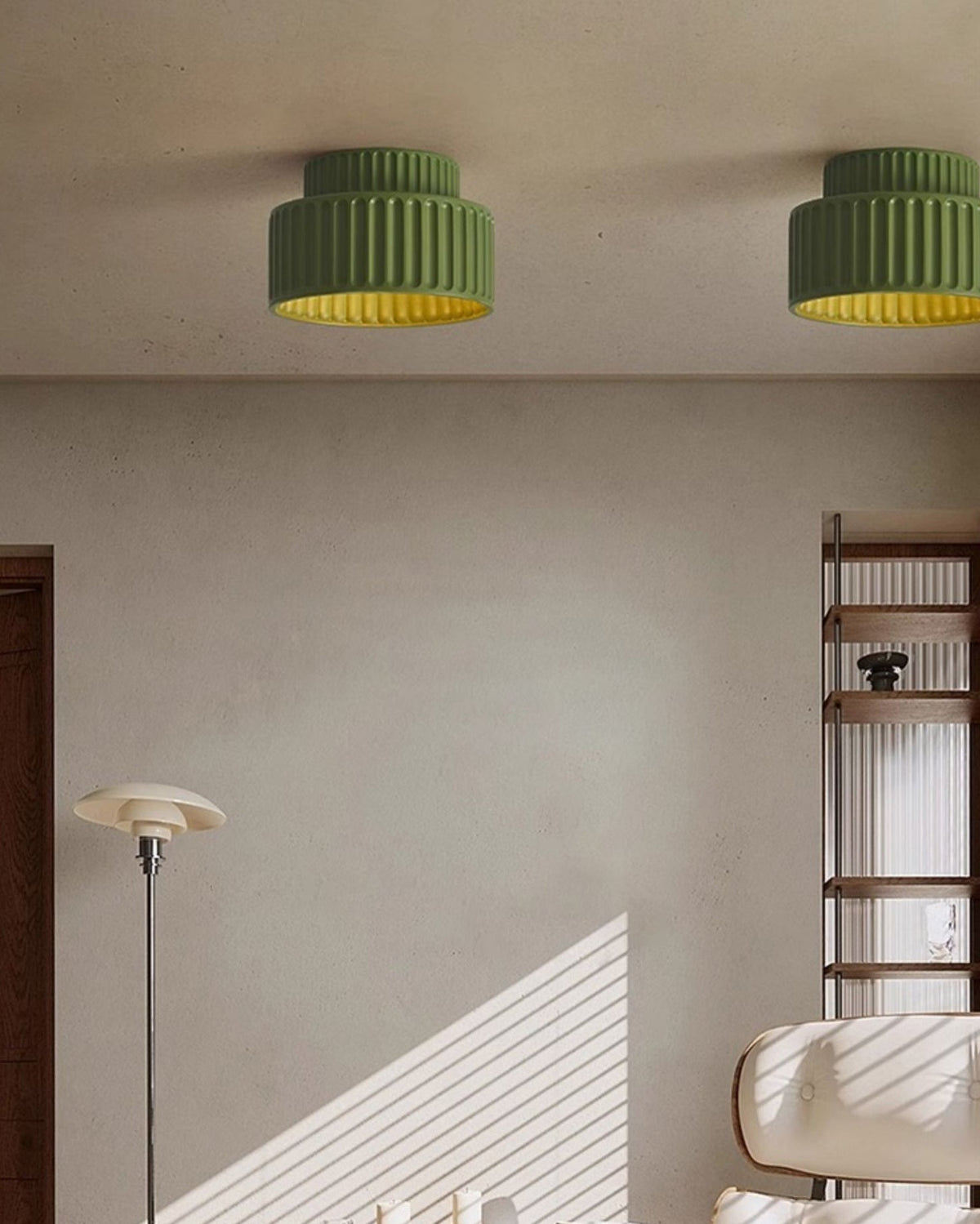 WOMO Japandi Drum Ceiling Light - WM1148