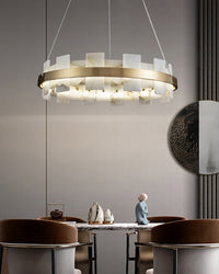 Lustre rond WOMO Gold Alabaster-WM2394