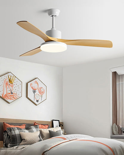 WOMO 42" Wood-look Ceiling Fan Lamp - WM5154