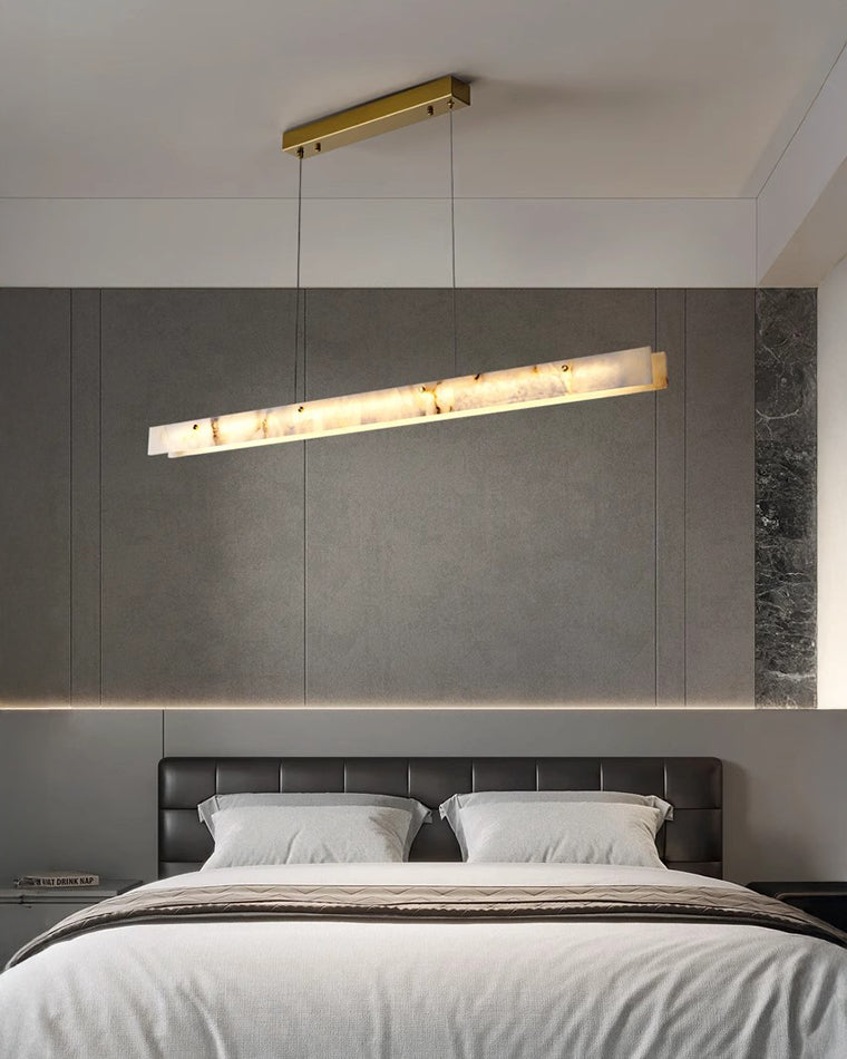 WOMO Linear Alabaster Chandelier-WM2833