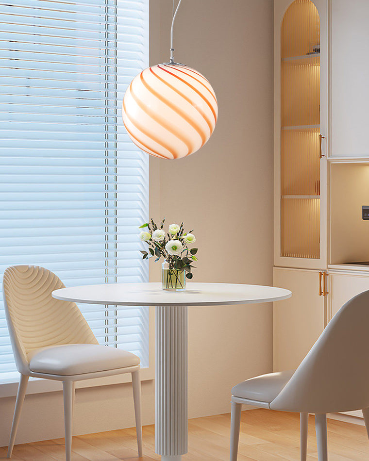 WOMO Swirl – Suspension à globe en verre – WM2613