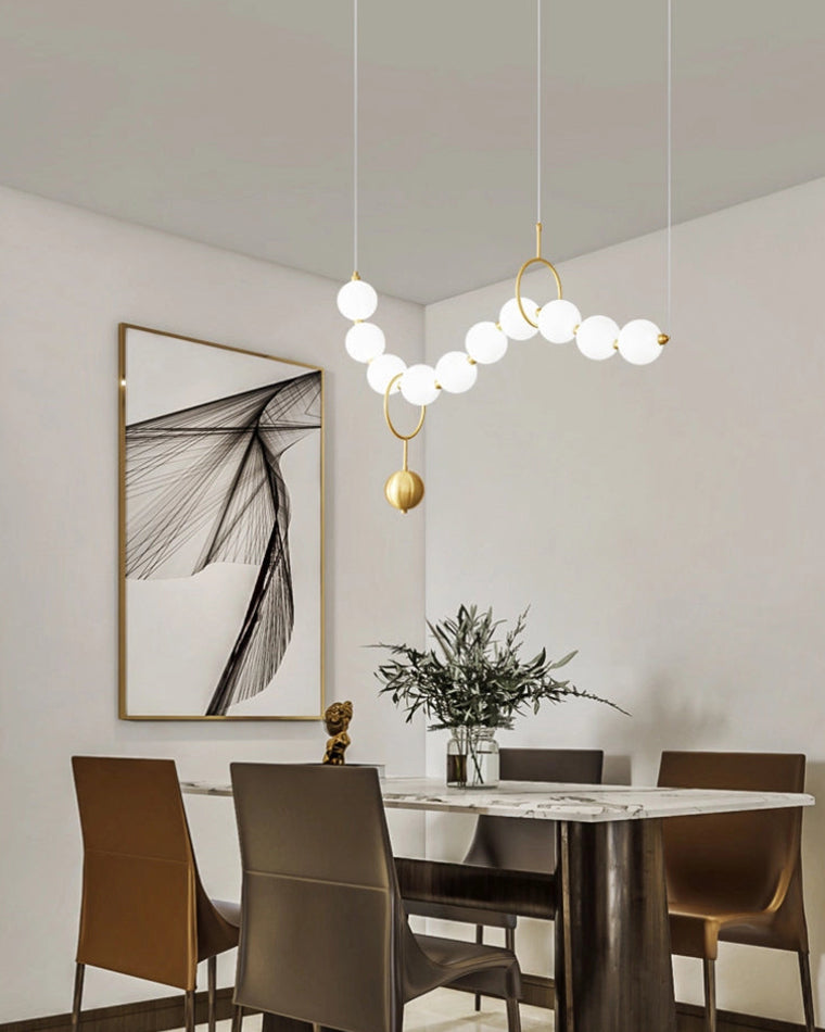 Lustre perlé WOMO pour salle à manger - WM2102a