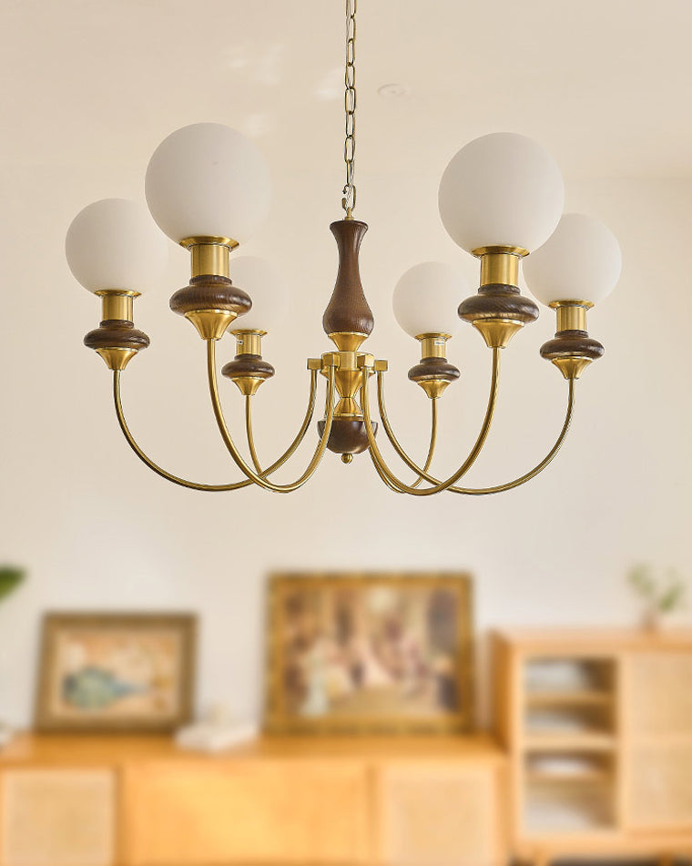 WOMO Mid Century Kronleuchter Glaskugeln-WM2378
