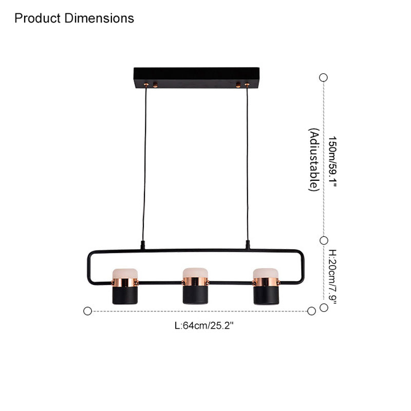 WOMO Linear Spotlight Küchenpendelleuchte-WM2019
