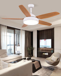 WOMO 5-Blade Ceiling Fan with Light - WM5101