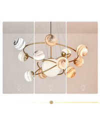 WOMO Planet Glass Chandelier – WM2385