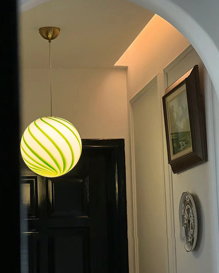 WOMO Swirl – Suspension à globe en verre – WM2613